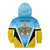 Personalised Saint Lucia 758 Kid Hoodie With Coat Of Arms