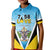 Personalised Saint Lucia 758 Kid Polo Shirt With Coat Of Arms