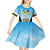 Personalised Saint Lucia 758 Kid Short Sleeve Dress With Coat Of Arms