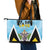 Saint Lucia 758 Leather Tote Bag With Coat Of Arms