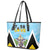 Saint Lucia 758 Leather Tote Bag With Coat Of Arms