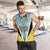 Personalised Saint Lucia 758 Men Tank Top With Coat Of Arms