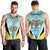 Personalised Saint Lucia 758 Men Tank Top With Coat Of Arms