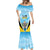 Personalised Saint Lucia 758 Mermaid Dress With Coat Of Arms