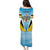 Personalised Saint Lucia 758 Puletasi With Coat Of Arms