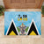 Saint Lucia 758 Rubber Doormat With Coat Of Arms