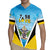 Personalised Saint Lucia 758 Rugby Jersey With Coat Of Arms