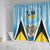 Saint Lucia 758 Shower Curtain With Coat Of Arms