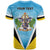 Personalised Saint Lucia 758 T Shirt With Coat Of Arms