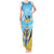 Personalised Saint Lucia 758 Tank Maxi Dress With Coat Of Arms