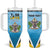 Personalised Saint Lucia 758 Tumbler With Handle With Coat Of Arms