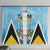 Saint Lucia 758 Window Curtain With Coat Of Arms