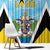 Saint Lucia 758 Window Curtain With Coat Of Arms