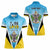 Personalised Saint Lucia 758 Women Polo Shirt With Coat Of Arms