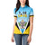 Personalised Saint Lucia 758 Women Polo Shirt With Coat Of Arms