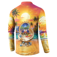 Haiti Button Sweatshirt The Pearl Of The Antilles