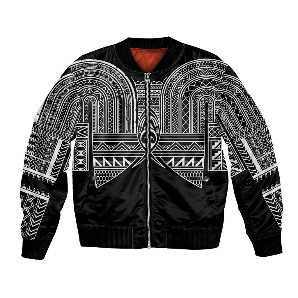 Philippines Igorot Tribal Inspired Bomber Jacket Black Version