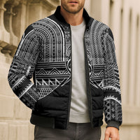 Philippines Igorot Tribal Inspired Bomber Puffer Jacket Black Version