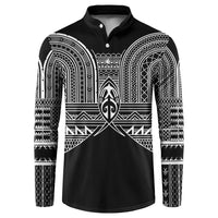 Philippines Igorot Tribal Inspired Button Sweatshirt Black Version