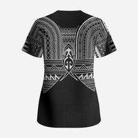 Philippines Igorot Tribal Inspired Scrub Top Black Version