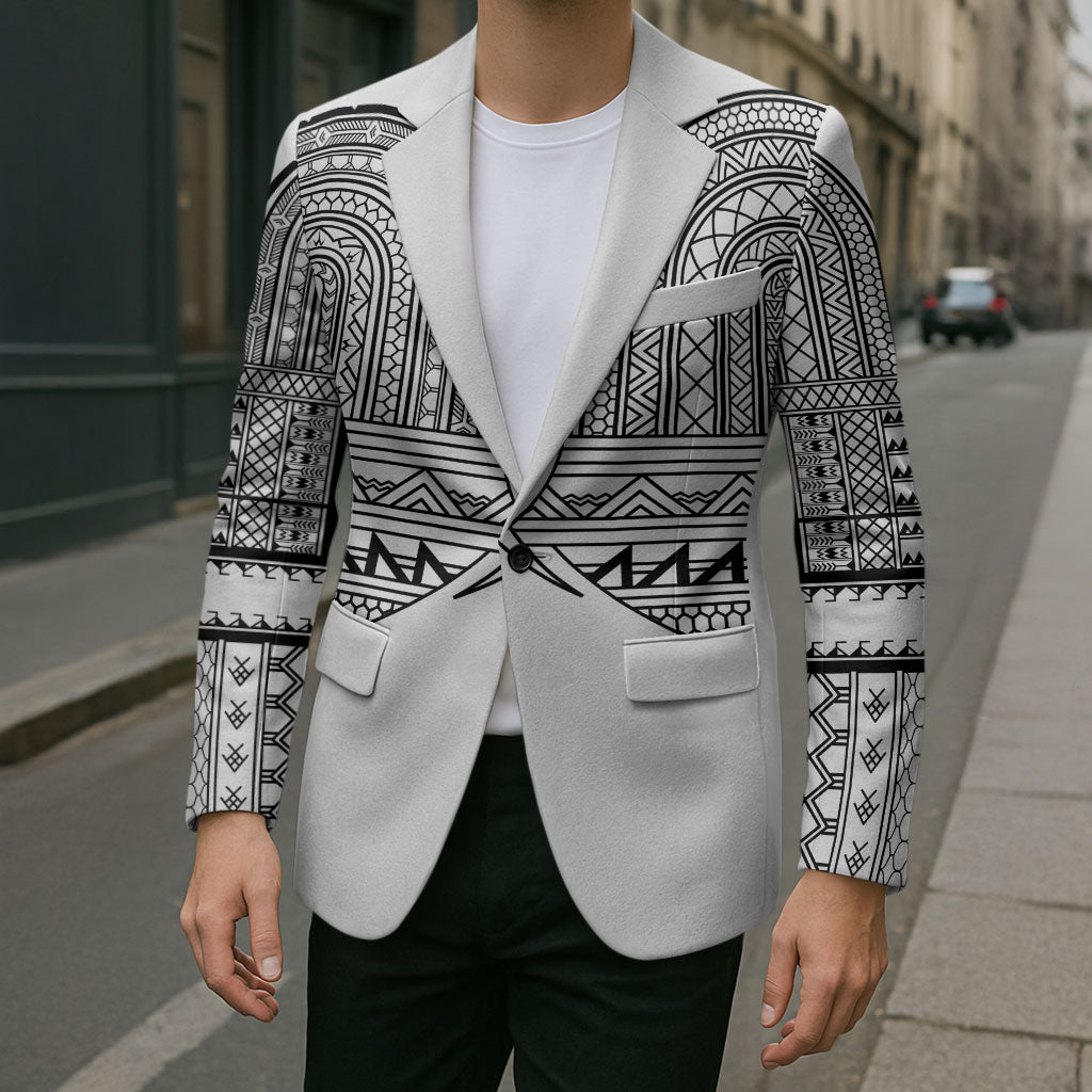 Philippines Igorot Tribal Inspired Blazer White Version