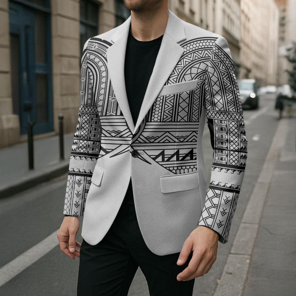 Philippines Igorot Tribal Inspired Blazer White Version