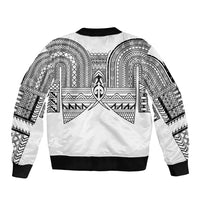 Philippines Igorot Tribal Inspired Bomber Jacket White Version