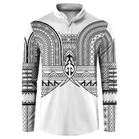 Philippines Igorot Tribal Inspired Button Sweatshirt White Version
