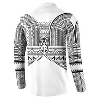 Philippines Igorot Tribal Inspired Button Sweatshirt White Version