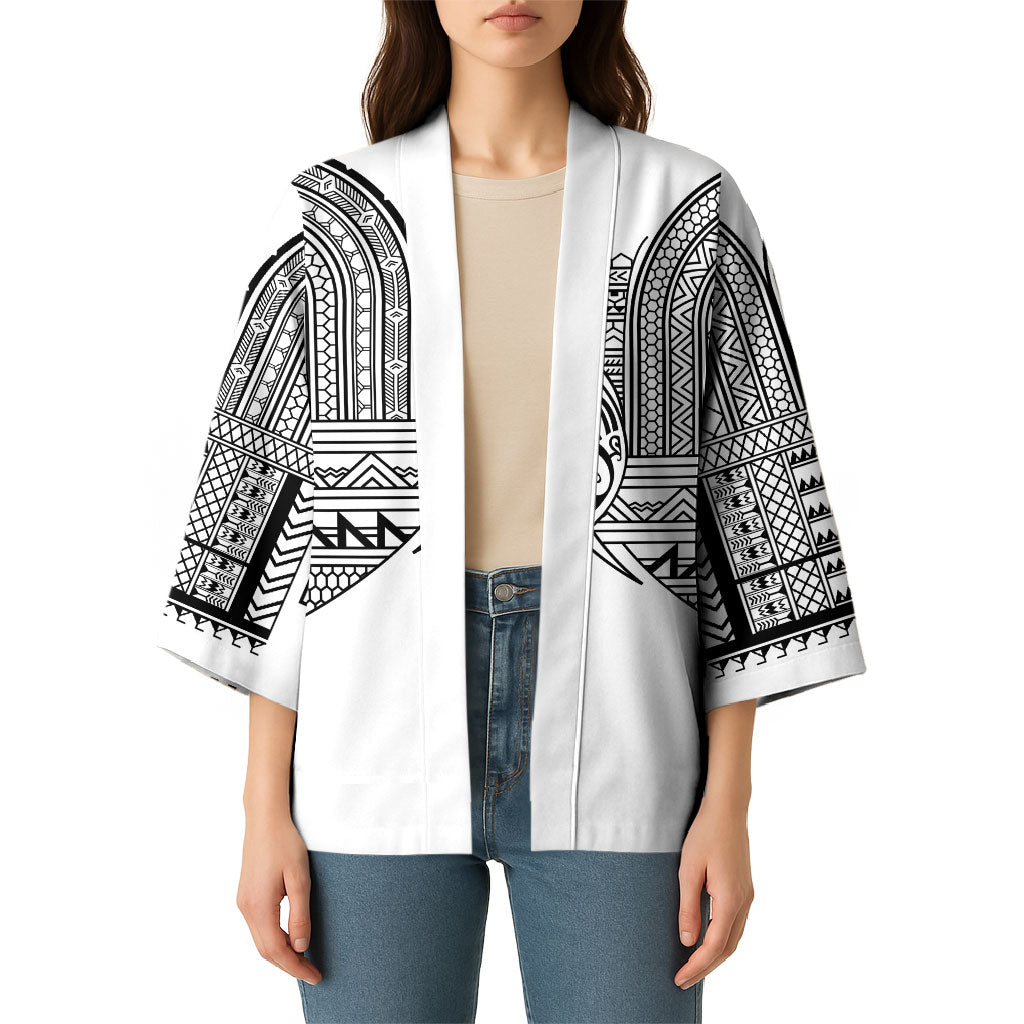 Philippines Igorot Tribal Inspired Kimono White Version