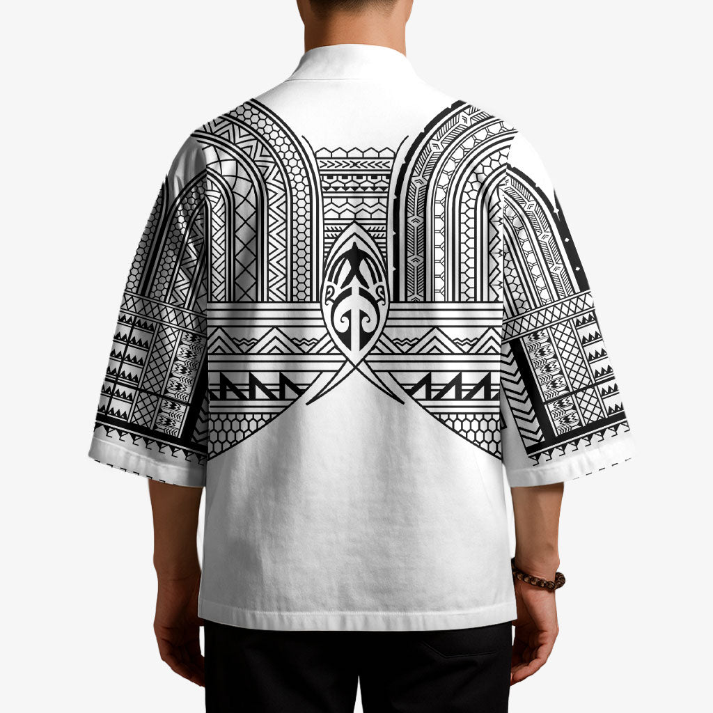 Philippines Igorot Tribal Inspired Kimono White Version