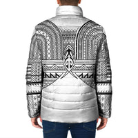 Philippines Igorot Tribal Inspired Padded Jacket White Version