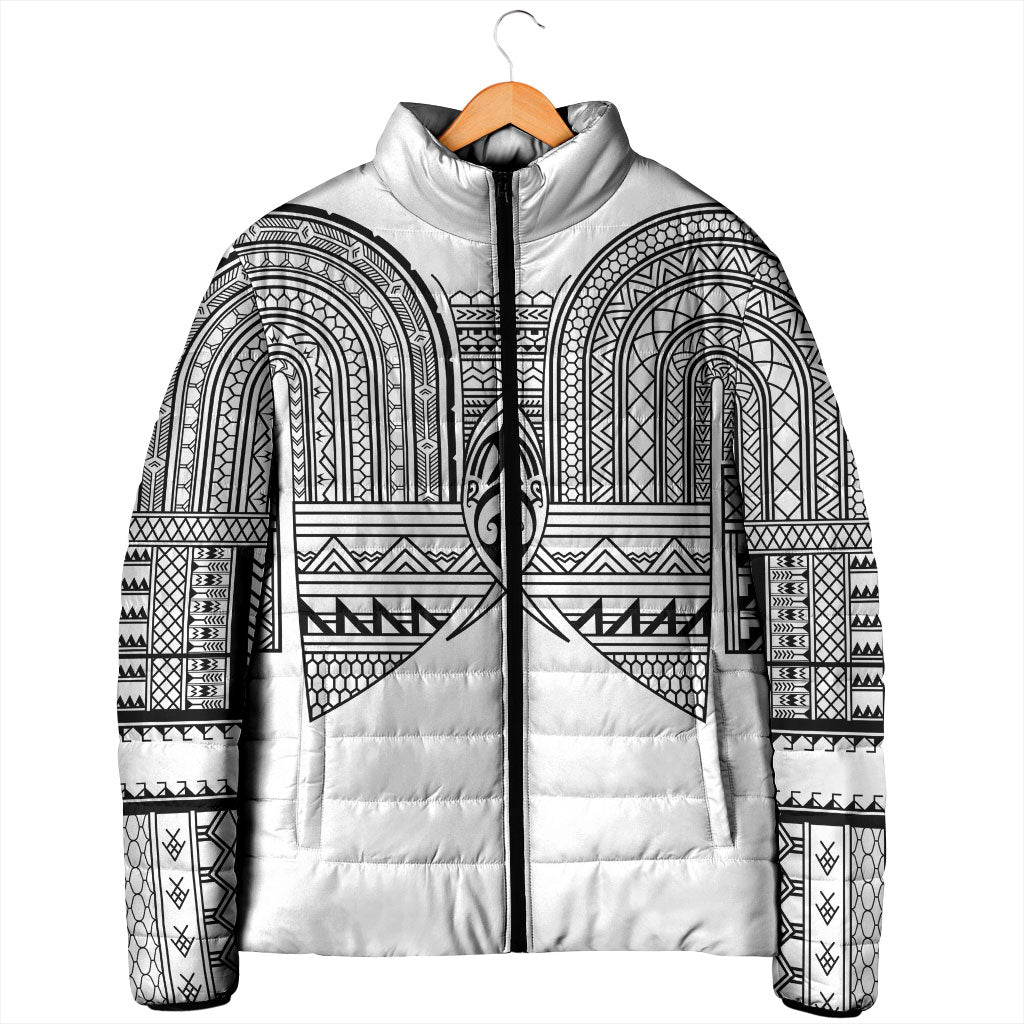 Philippines Igorot Tribal Inspired Padded Jacket White Version