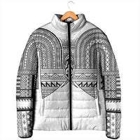 Philippines Igorot Tribal Inspired Padded Jacket White Version