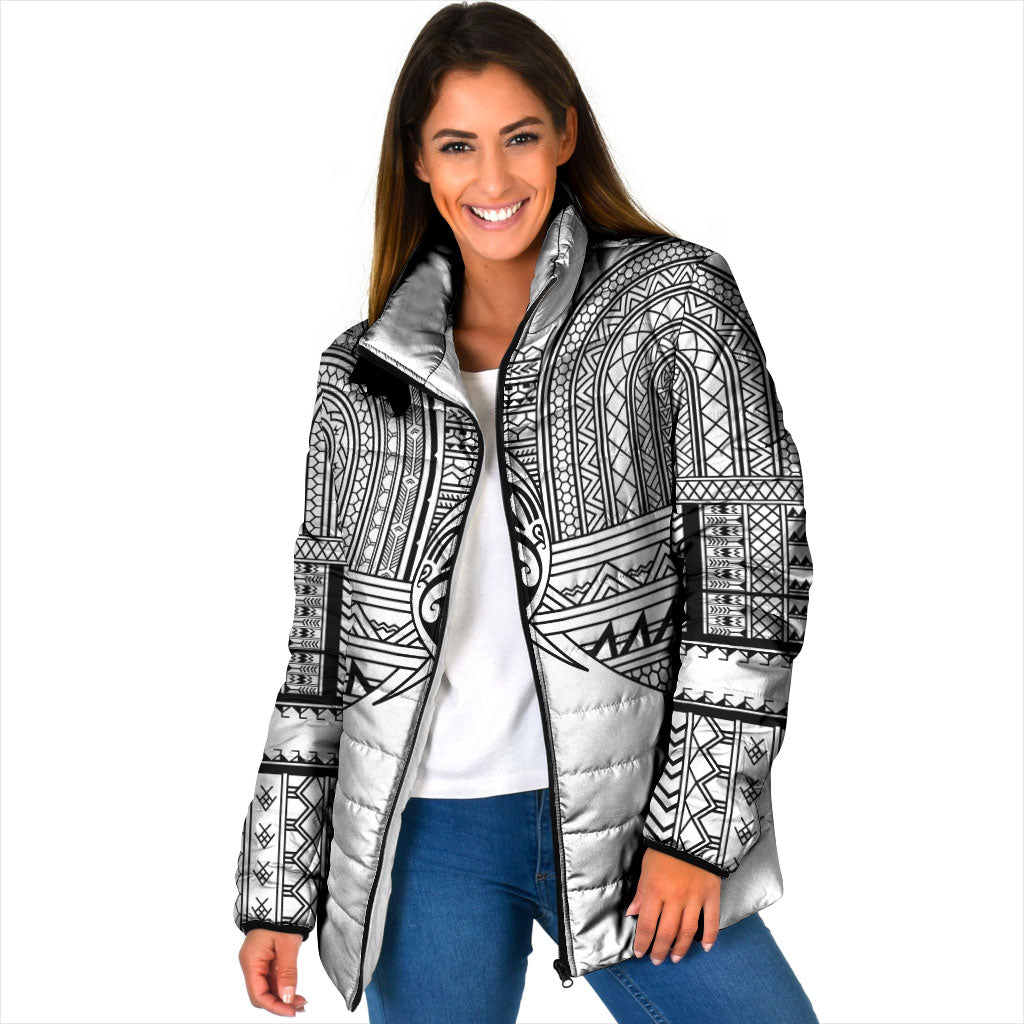 Philippines Igorot Tribal Inspired Padded Jacket White Version
