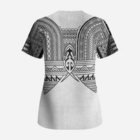 Philippines Igorot Tribal Inspired Scrub Top White Version