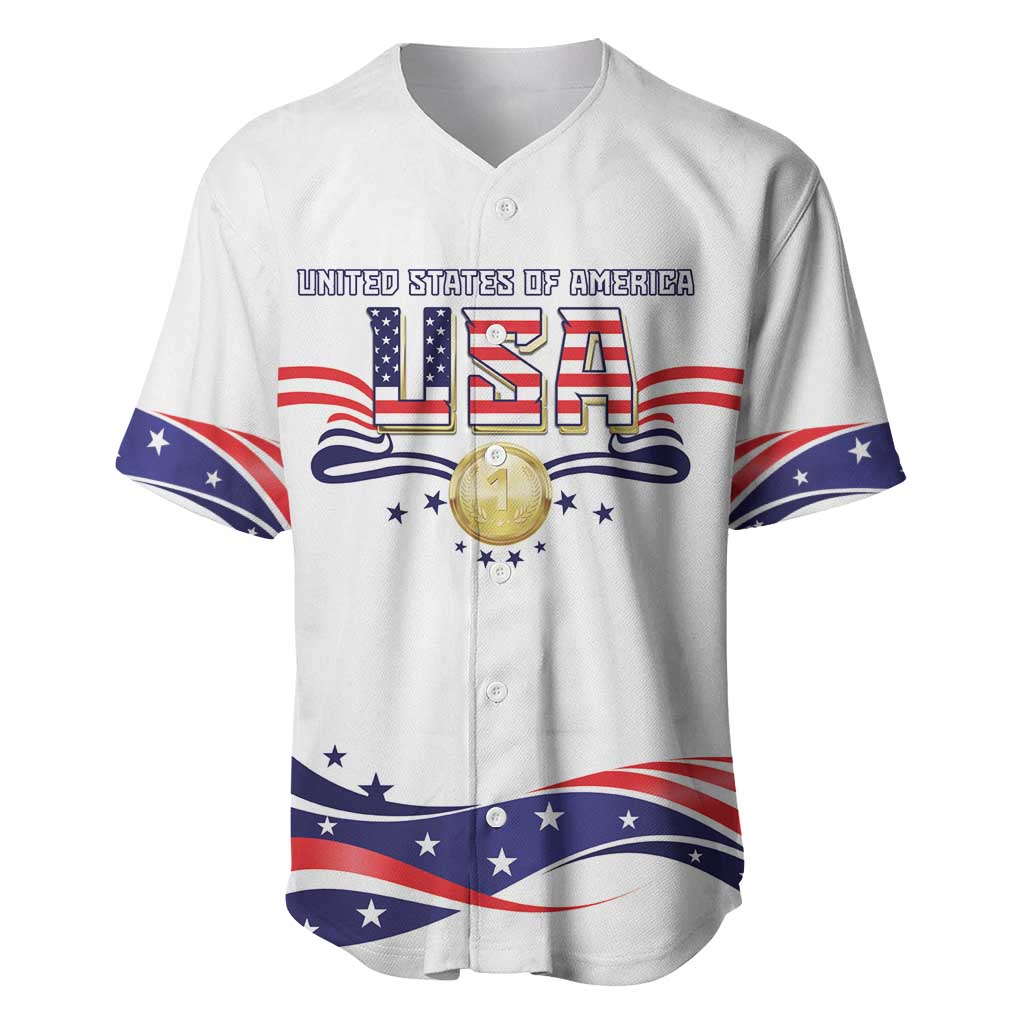 Custom USA 2024 Baseball Jersey Summer Sport Go United States LT05 - Wonder Print Shop