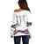 Custom USA 2024 Off Shoulder Sweater Summer Sport Go United States LT05 - Wonder Print Shop