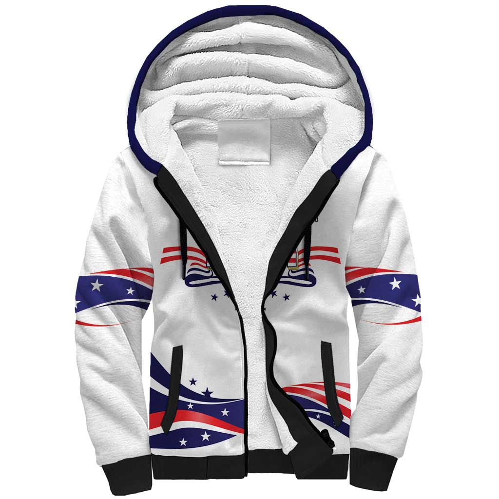 Custom USA 2024 Sherpa Hoodie Summer Sport Go United States LT05 - Wonder Print Shop