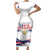 Custom USA 2024 Short Sleeve Bodycon Dress Summer Sport Go United States LT05 - Wonder Print Shop