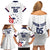 Custom USA 2024 Paris Family Matching Off Shoulder Short Dress and Hawaiian Shirt United States Sport LT05 - Wonder Print Shop