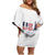 Custom USA 2024 Paris Family Matching Off Shoulder Short Dress and Hawaiian Shirt United States Sport LT05 - Wonder Print Shop