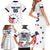 Custom USA 2024 Paris Family Matching Short Sleeve Bodycon Dress and Hawaiian Shirt United States Sport LT05 - Wonder Print Shop