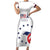 Custom USA 2024 Paris Family Matching Short Sleeve Bodycon Dress and Hawaiian Shirt United States Sport LT05 - Wonder Print Shop