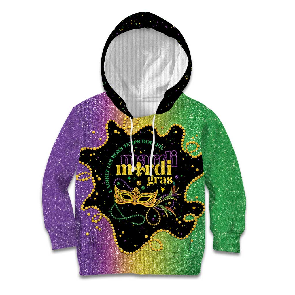 Mardi Gras Kid Hoodie Laissez Les Bons Temps Rouler