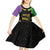 Mardi Gras Kid Short Sleeve Dress Laissez Les Bons Temps Rouler