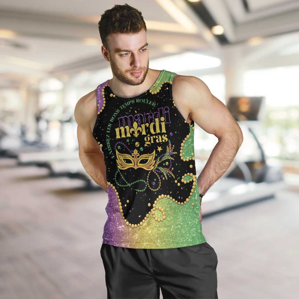 Mardi Gras Men Tank Top Laissez Les Bons Temps Rouler