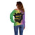 Mardi Gras Off Shoulder Sweater Laissez Les Bons Temps Rouler