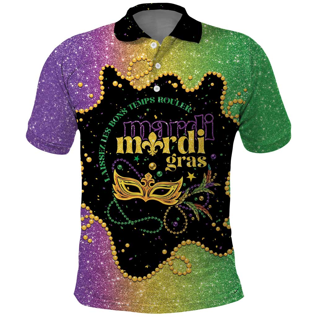 Mardi Gras Polo Shirt Laissez Les Bons Temps Rouler