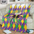 Love Mardi Gras Blanket Coquette Bow Glitter Style